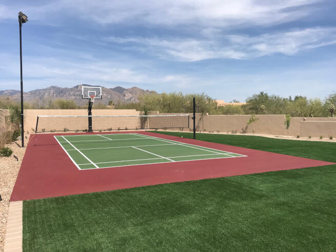 Huntsville Pickleball Court and Basketball Net